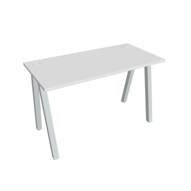 Work table UNI A, 120x75.5x60 cm, white/grey