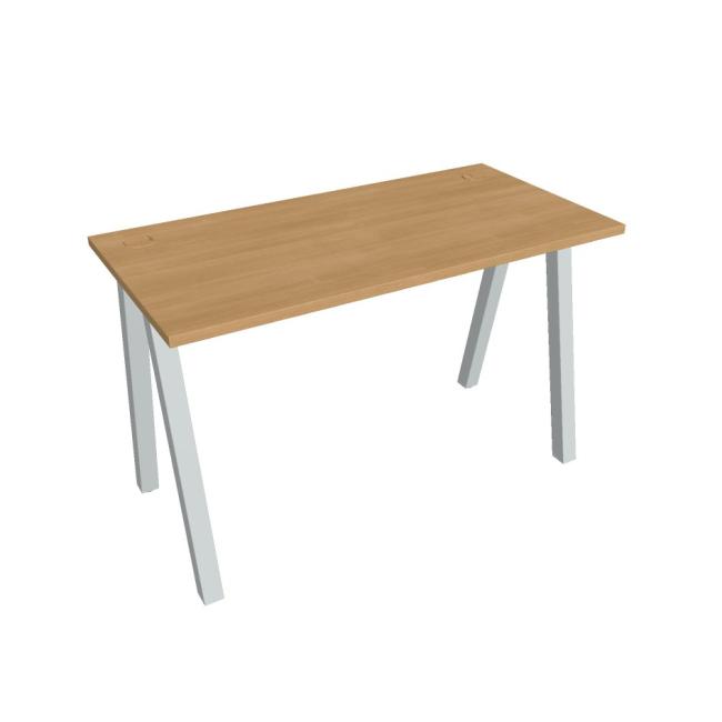 Work table UNI A, 120x75.5x60 cm, oak/grey