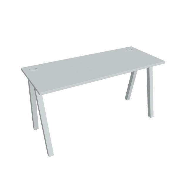 Work table UNI A, 140x75.5x60 cm, gray/grey