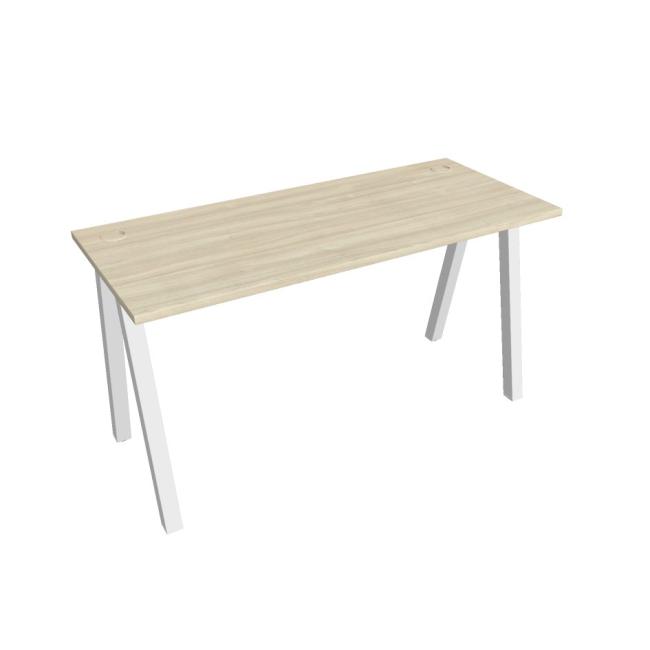 Work table UNI A, 140x75.5x60 cm, agate/white