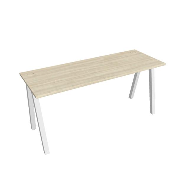 Work table UNI A, 160x75.5x60 cm, agate/white