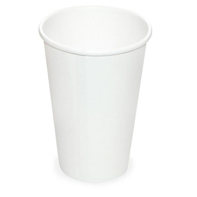 White paper cups Ø80 mm 330 ml 'ML' (50 pcs.)
