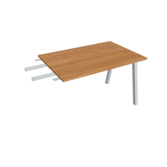 Work table UNI A, vertically chained, 120x75.5x80 cm, alder/grey