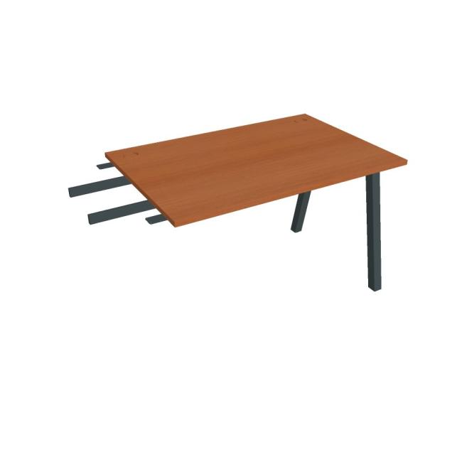Work table UNI A, vertically chained, 120x75.5x80 cm, cherry/black