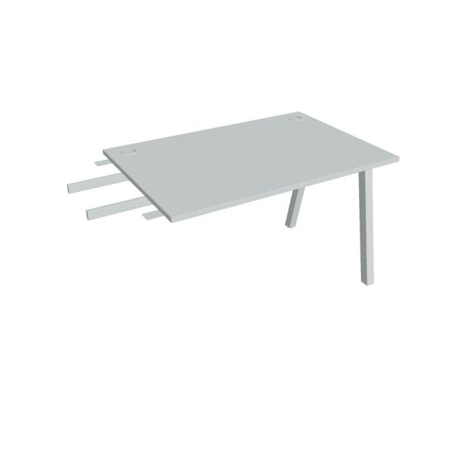Work table UNI A, vertically chained, 120x75.5x80 cm, gray/grey