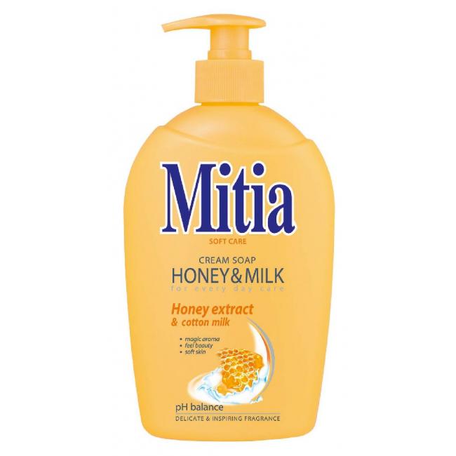 Mitia tekuté mydlo 500 ml - Med&Milk