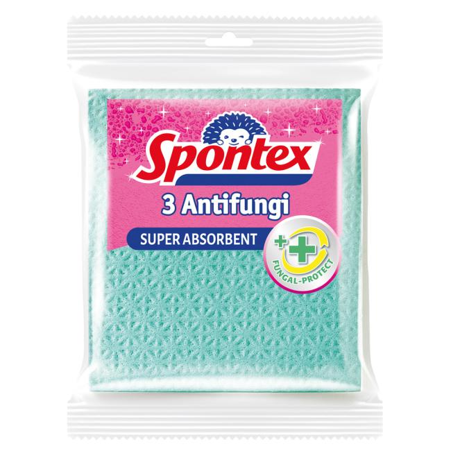 [HY778096] Sponge towel Spontex Antifungi 3 pieces
