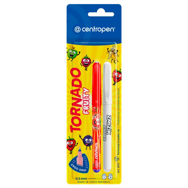 Guľôčkové pero 2675/2 BL Tornado Fruity+miznúca zmes farieb