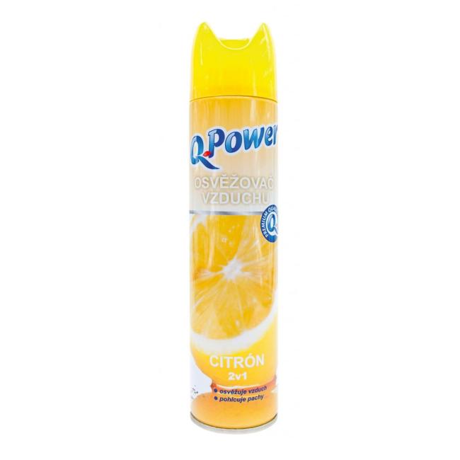 Q-Power osviežovač vzduchu v spreji 300 ml - Citrón