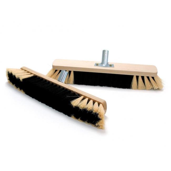 [HY843852] Wooden broom 40 cm with hardware without handle