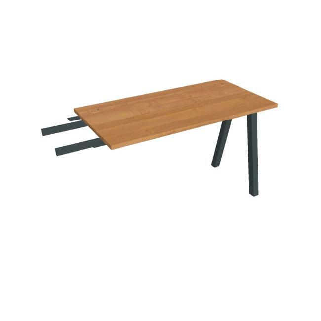 Work table UNI A, vertically chained, 120x75.5x60 cm, alder/black