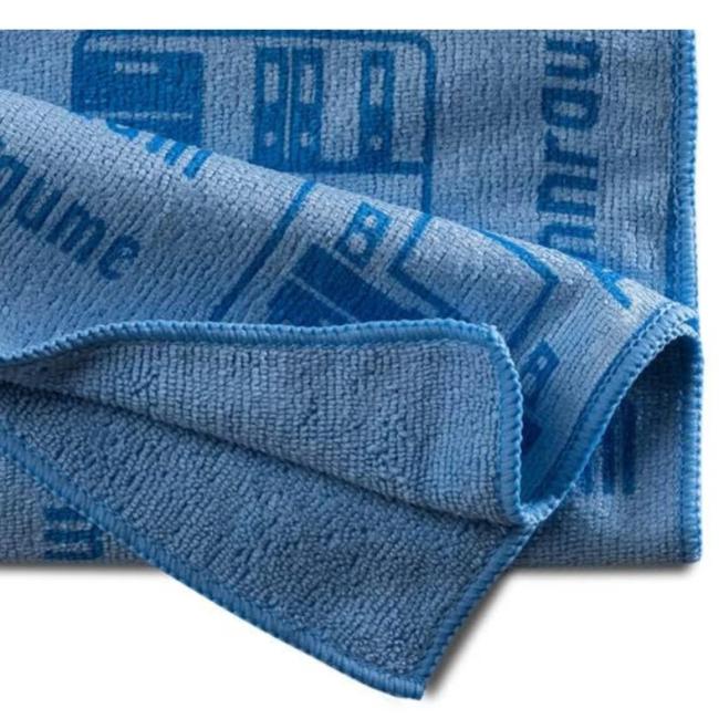 [HY862234] Microfiber towel 40 x 40 cm BLUE