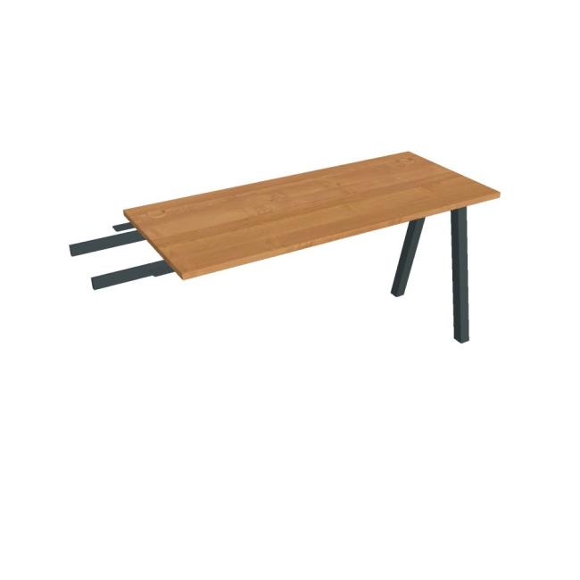 Work table UNI A, vertically chained, 140x75.5x60 cm, alder/black