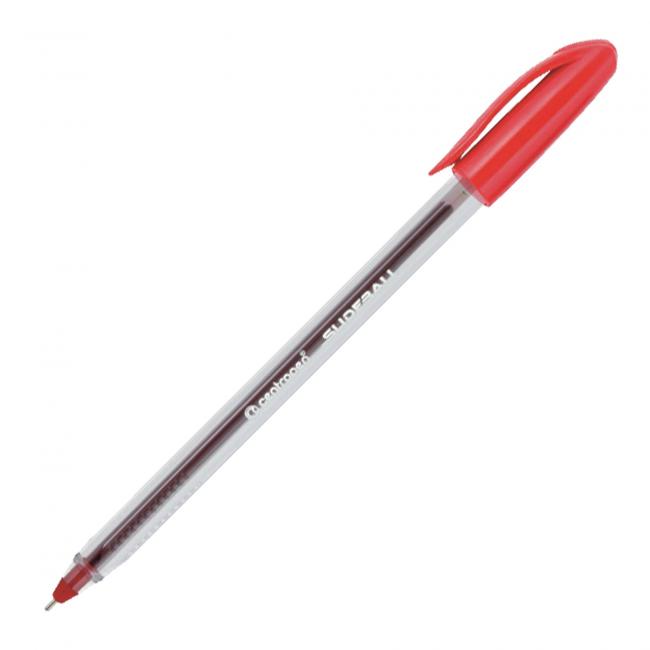 Ballpoint pen Centropen Slideball red
