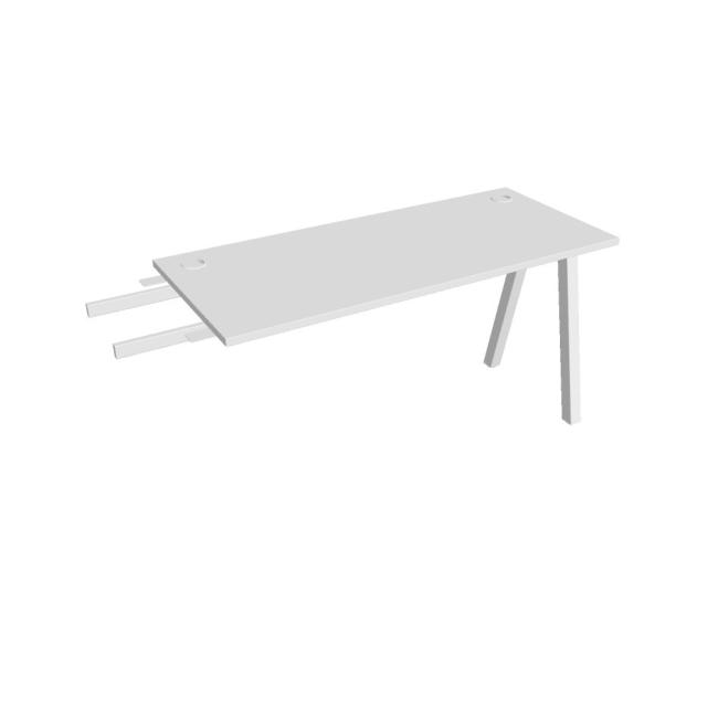 Work table UNI A, vertically chained, 140x75.5x60 cm, white/white