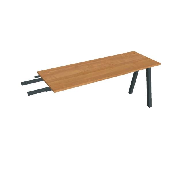 Work table UNI A, vertically chained, 160x75.5x60 cm, alder/black