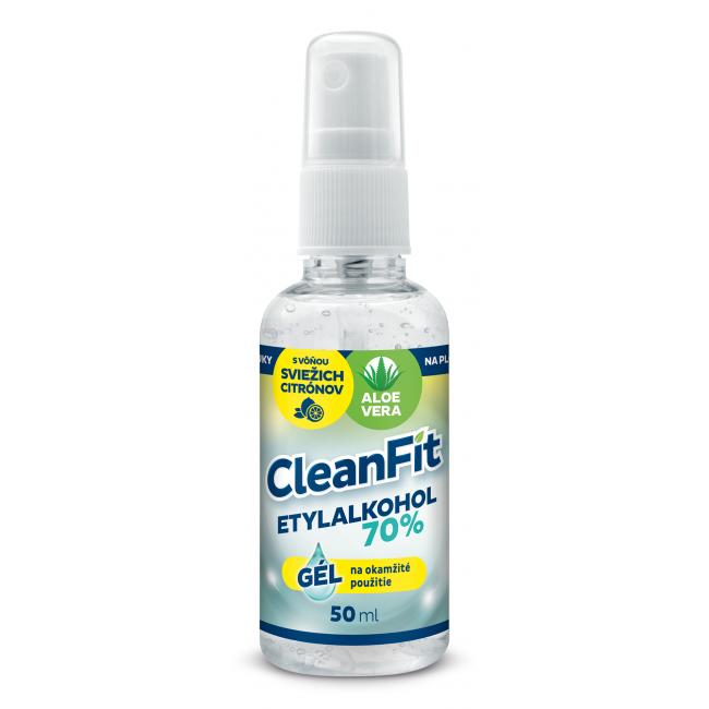 CleanFit disinfectant gel 70% citrus for hands with sprayer 50 ml