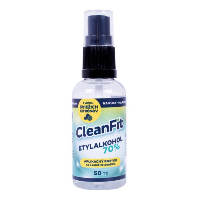 CleanFit disinfectant solution Ethyl alcohol 70% citrus with sprayer 50 ml