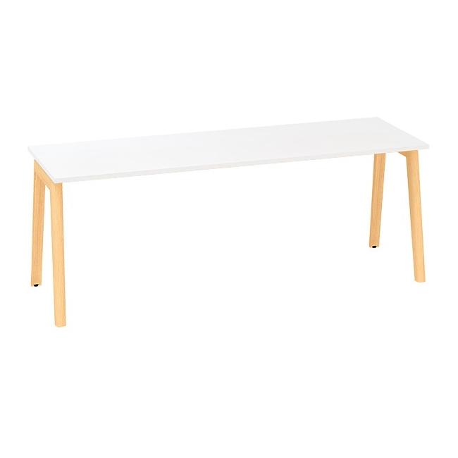 [IR100008] Písací stôl ALFA ROOT 200x80cm, biela