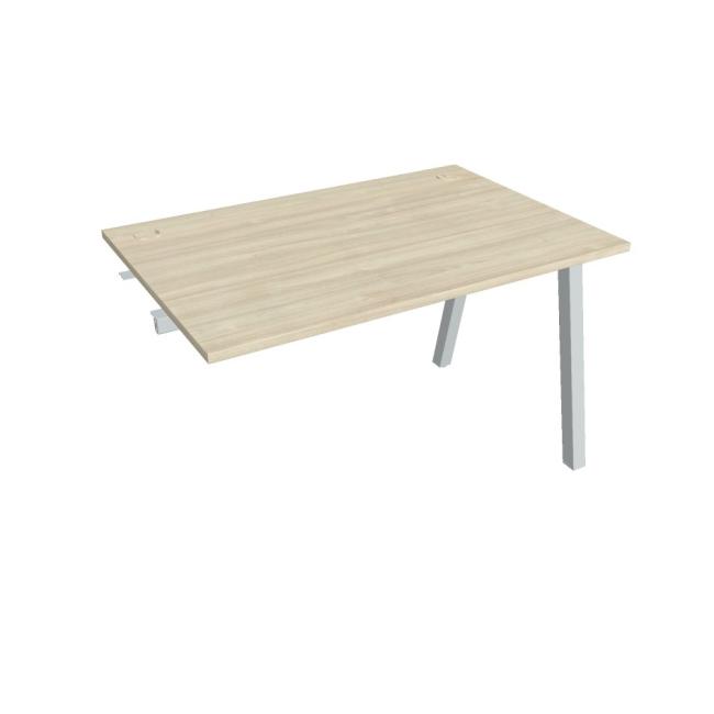 Work table UNI A, extendable. chain, 120x75.5x80 cm, agate/grey