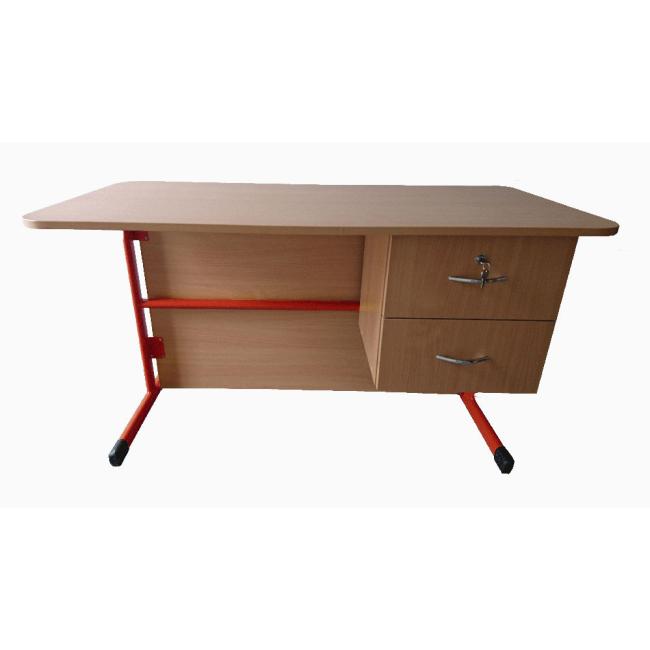 [AB300080] Teacher's chair with 1 drawer, red