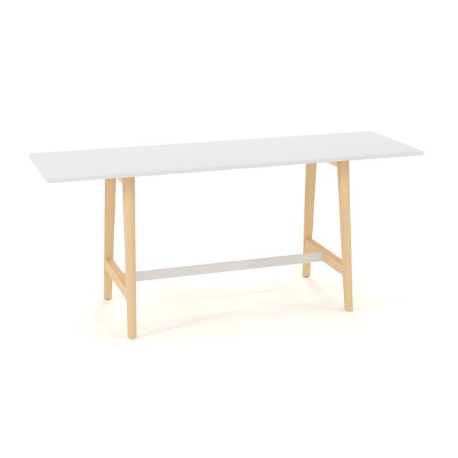 [IR100046] Conference table ROOT high, w.260 xh.100 x h.108 cm, white