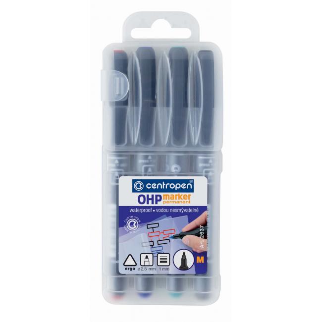 [CE263704] Set of markers OHP Centropen 2637 M/4S