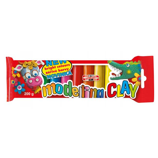 Školská plastelína 200g 10 farieb