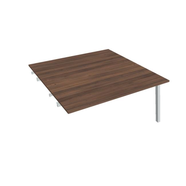 [ON920619] Work table UNI A, extendable. chain, 160x75.5x160 cm, walnut/grey