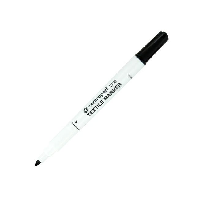 Textile marker Centropen 2739 black
