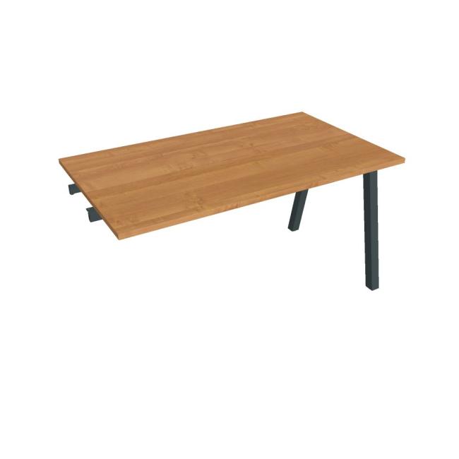 Conference table UNI A, late. chain, 140x75.5x80 cm, alder/black