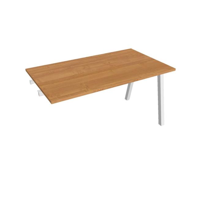 Conference table UNI A, late. chain, 140x75.5x80 cm, alder/white