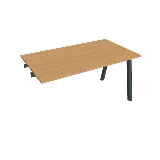 Conference table UNI A, late. chain, 140x75.5x80 cm, beech/black