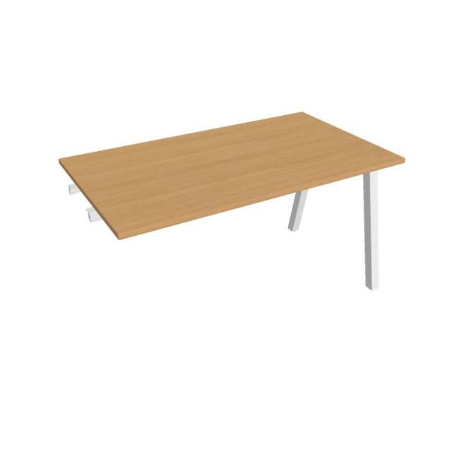 Conference table UNI A, late. chain, 140x75.5x80 cm, beech/white