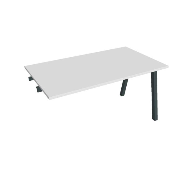 Conference table UNI A, late. chain, 140x75.5x80 cm, white/black
