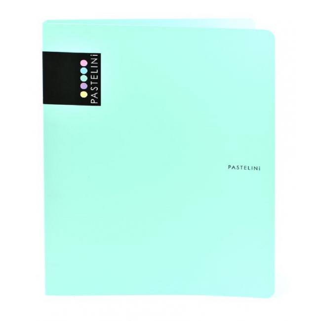[KP227600] Binder 4-ring Cardboard PP Pastelini PP green