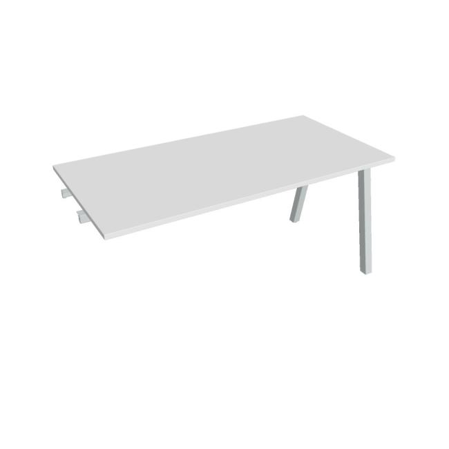 Conference table UNI A, late. chain, 160x75.5x80 cm, white/grey