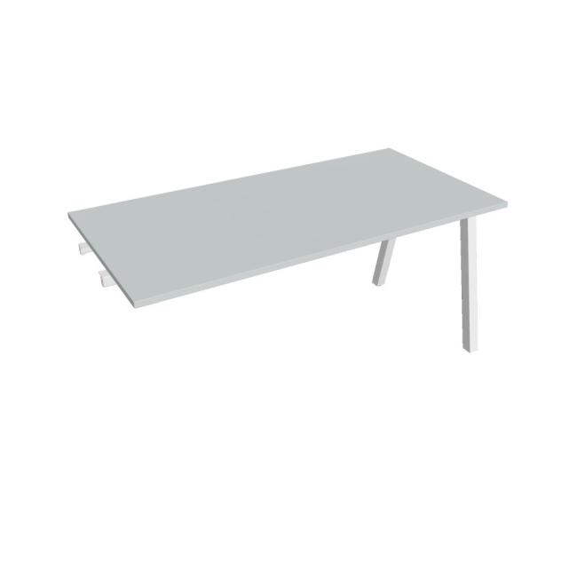 [ON920704] Conference table UNI A, late. chain, 160x75.5x80 cm, grey/white