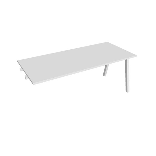 [ON920731] Conference table UNI A, late. chain, 180x75.5x80 cm, white/white
