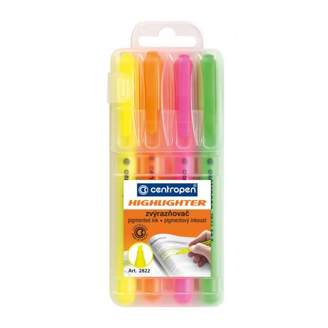 [CE282204] Set of highlighters Centropen 2822/4S