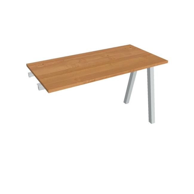 Work table UNI A, extendable. chain, 120x75.5x60 cm, alder/grey