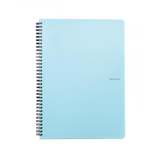 [KP806600] Notepad A4 Cardboard PP Pastelini blue