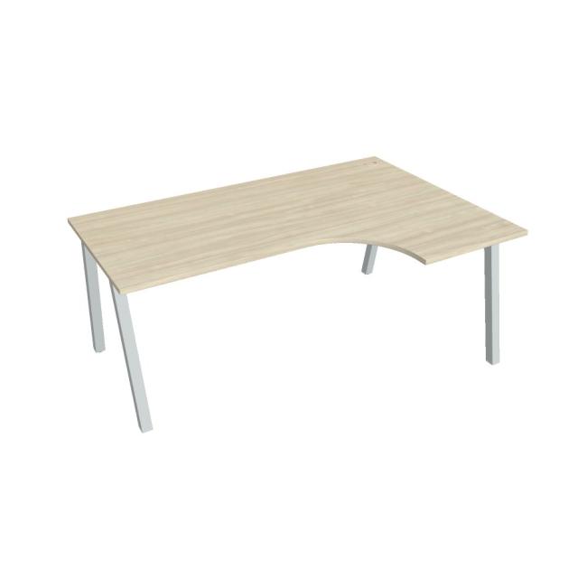 [ON920886] Work desk UNI A, ergo, left, 180x75.5x120 cm, agate/grey