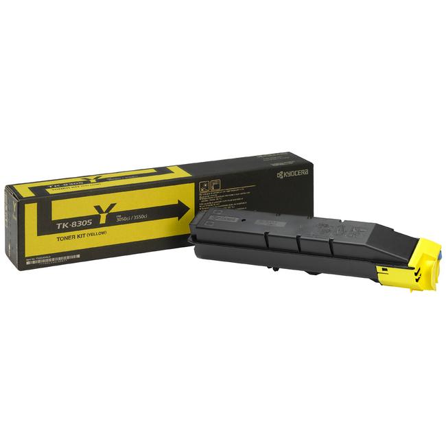 Toner Kiosera TK-8305Y yellow (15,000 pages) pre TASKalfa 3050Ki/3550Ki