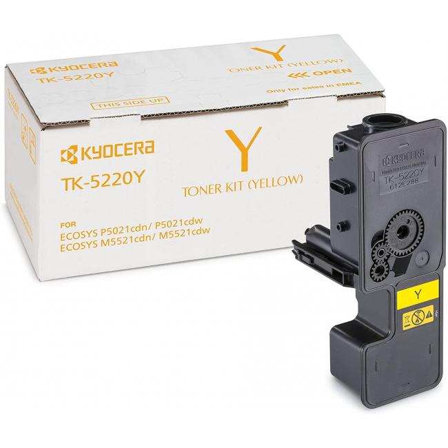 Toner Kyocera TK-5220Y žltý (1200 str.) pre Ecosys P5021cdn/P5021cdw/M5521cdn/M5521cdw