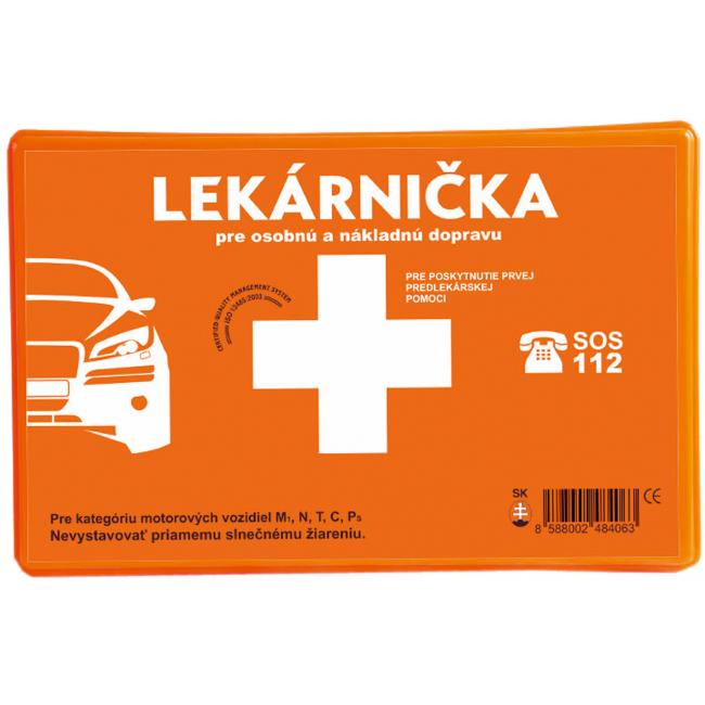 Car first aid kit for personal transport
