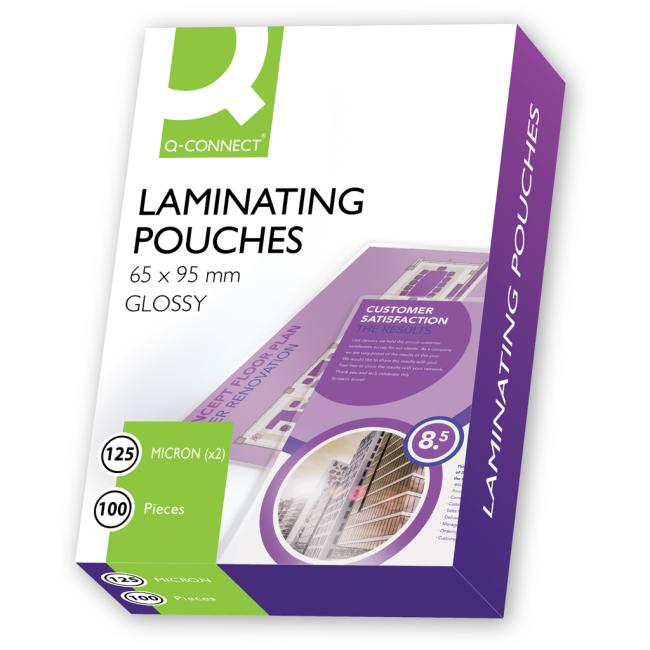 [LF659512] Q-Connect laminating films 65x95 125mic.