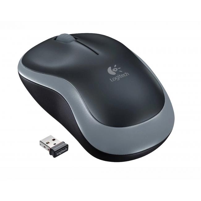 Myš Logitech M185 šedá, bezdrôtová, optická