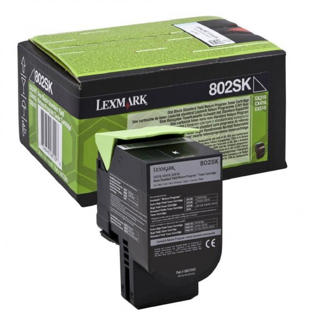 Toner Lexmark 802SK čierny (2 500 str.) pre CX310/CX410/CX510