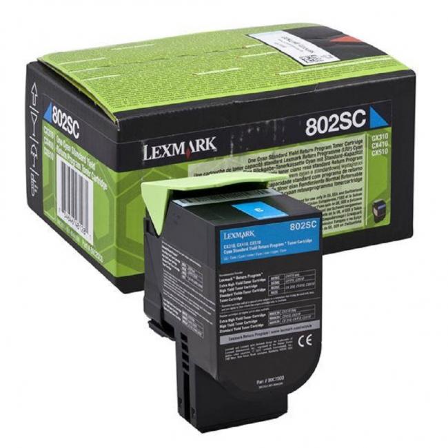 [LK024905] Toner Lexmark 802SC cyan (2.000 str.) pre CX310/CX410/CX510